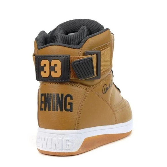 Patrick Ewing Athletics 33 HI x Orion Hybrid Wheat/Espresso Men's Size 11 - Picture 3 of 16